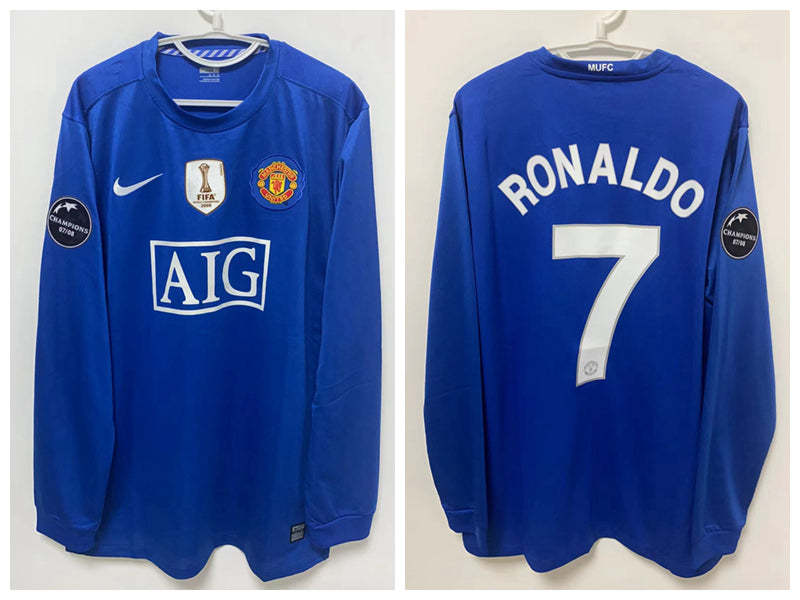 Cristiano Ronaldo CR7 Manchester United 08/09 Away Original Retro Jersey