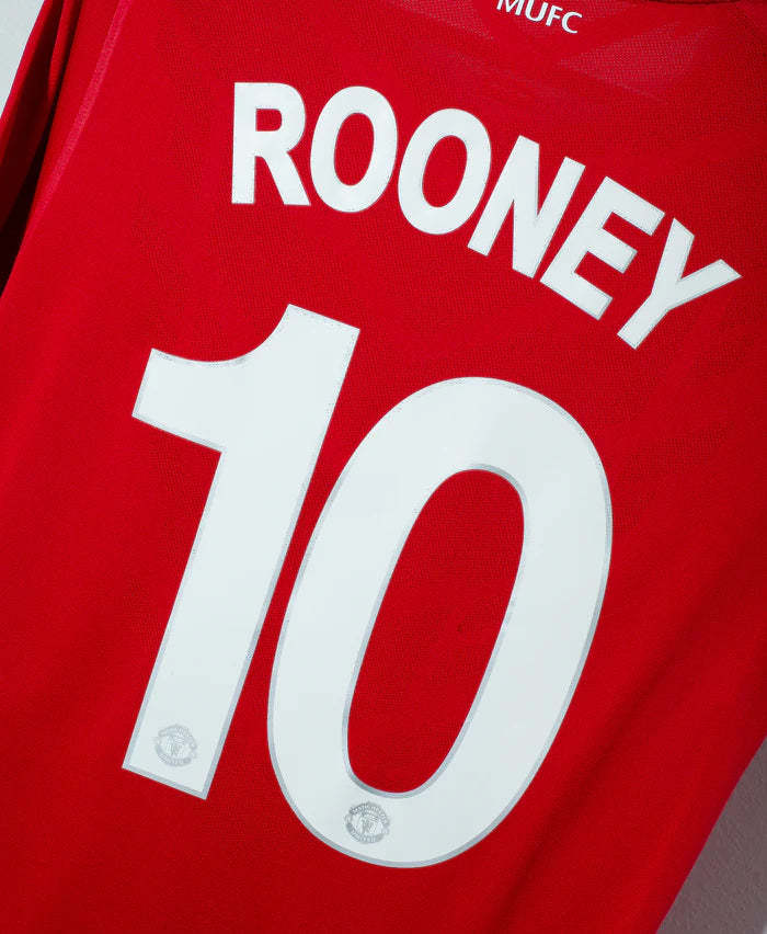 Wayne Rooney Manchester United 10/11 Home Original Retro Jersey