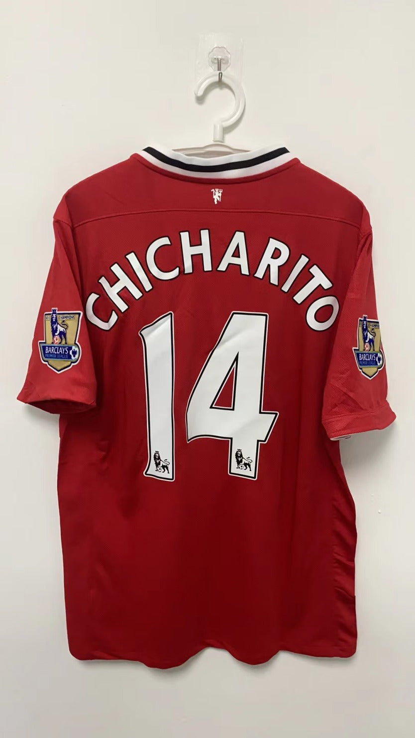 Javier Hernandez2010-11 Manchester United Home Retro Short Sleeve Jersey