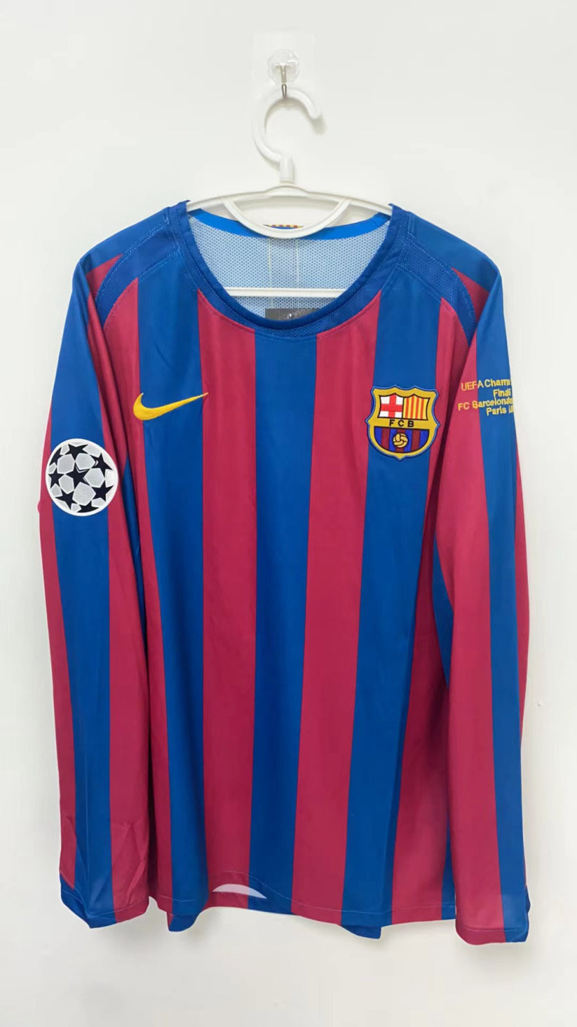 Ronaldinho Barcelona 06/06 Home Original Retro Jersey
