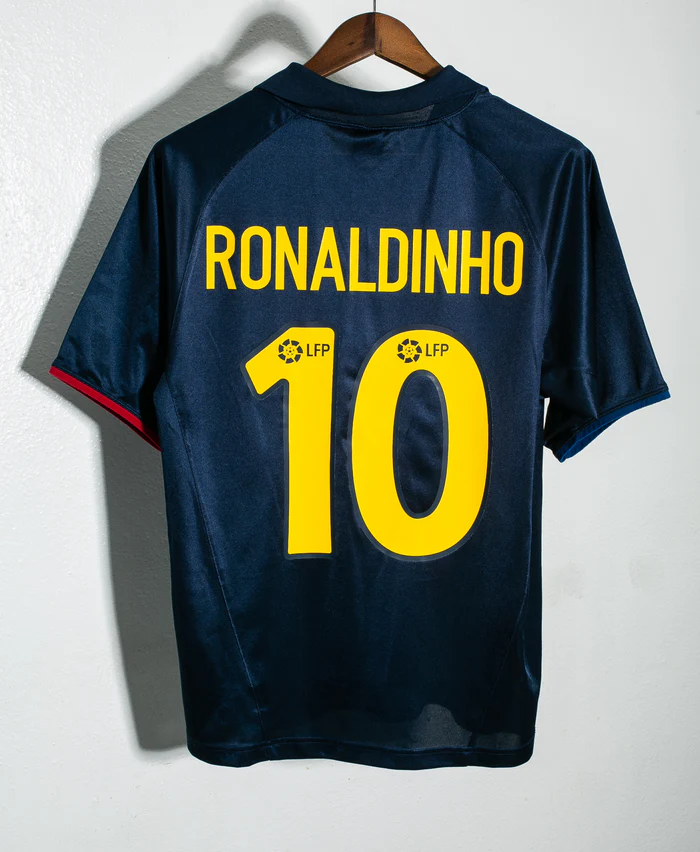 Ronaldinho Barcelona 03/04 Third Original Retro Jersey