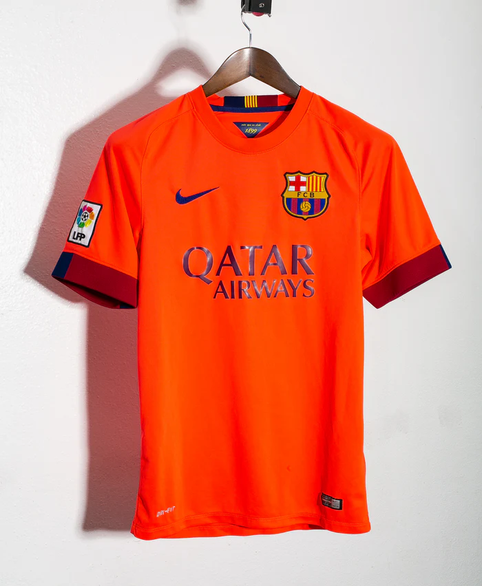 Neymar 2014-15 Barcelona Away Original Retro Jersey