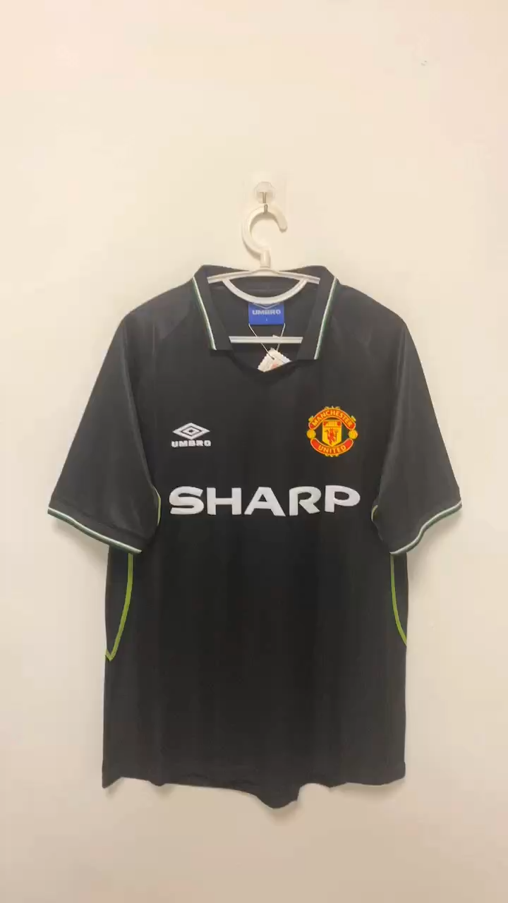 David Beckham Manchester United 98/99 Away game Original Retro Jersey