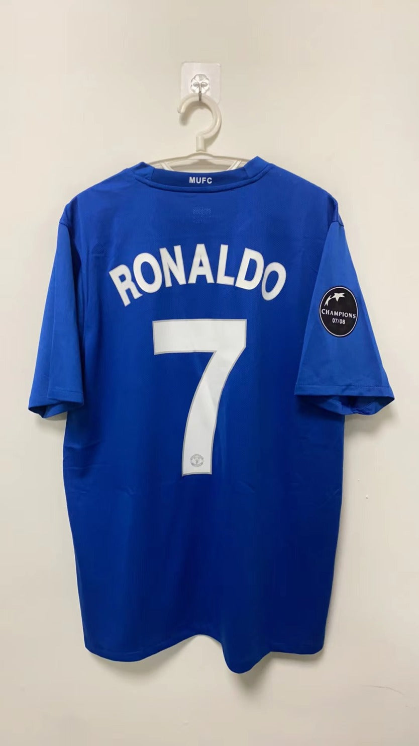 Cristiano Ronaldo CR7 Manchester United 08/09 Away Original Retro Jersey