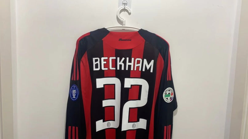David Beckham AC Milan 08/09 Home Original Retro Jersey