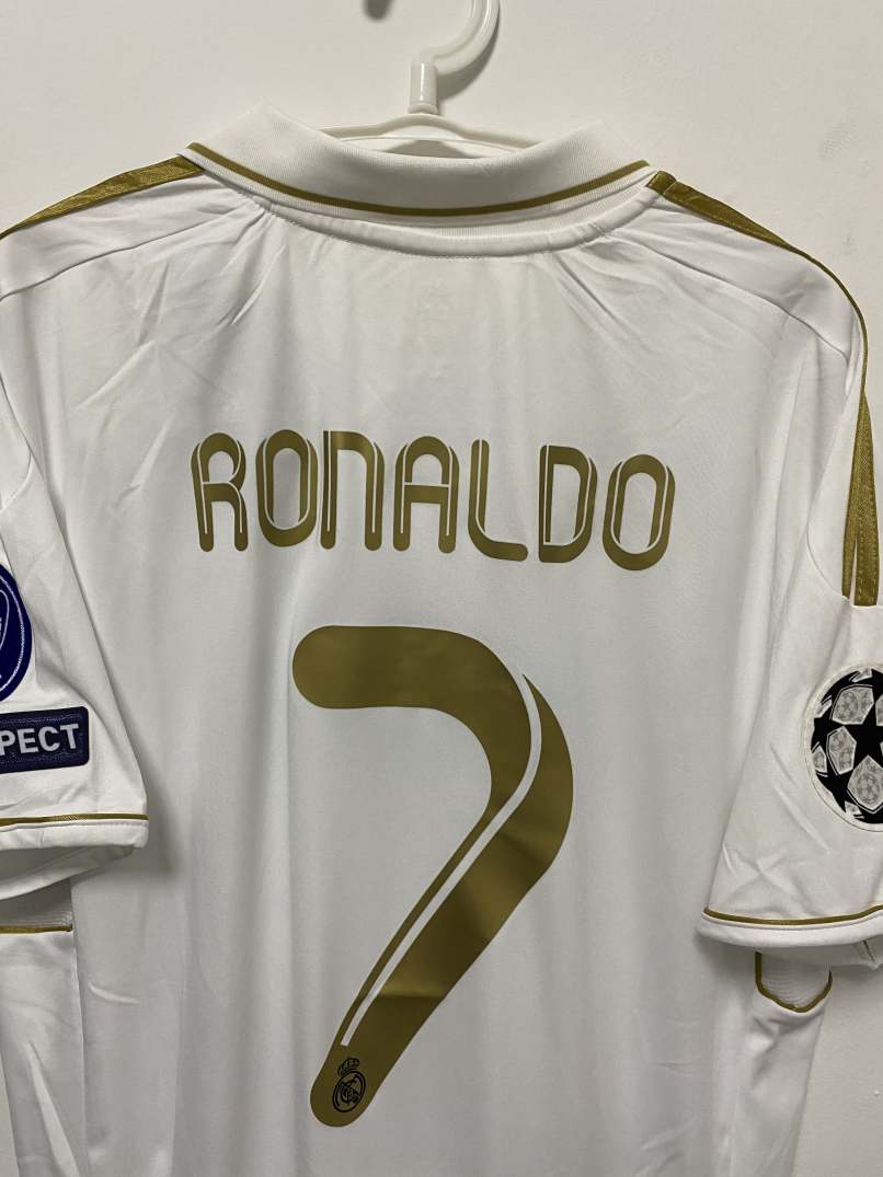 Cristiano Ronaldo CR7 Real Madrid 11/12 Home Original Retro Jersey
