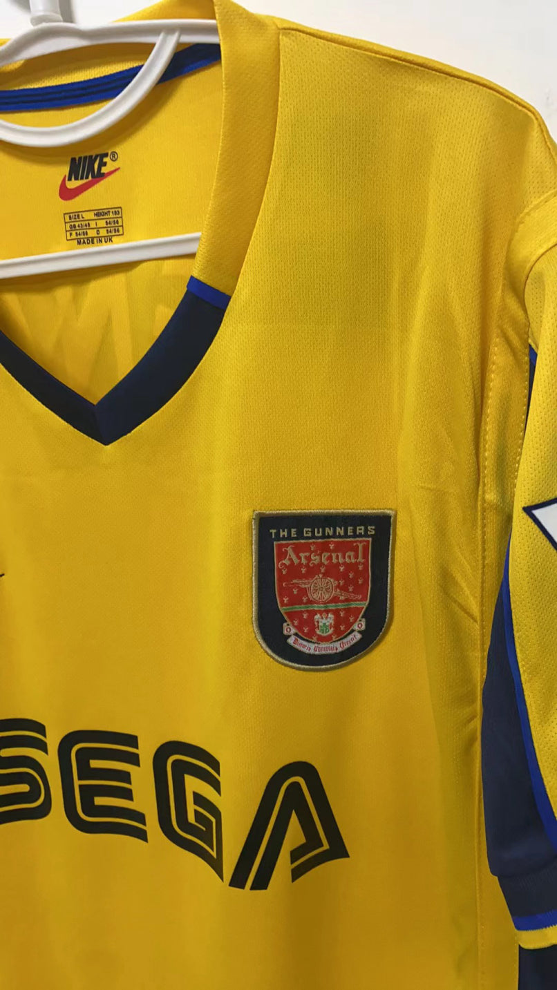 Thierry Henry Arsenal 99/00 Away Original Retro Jersey