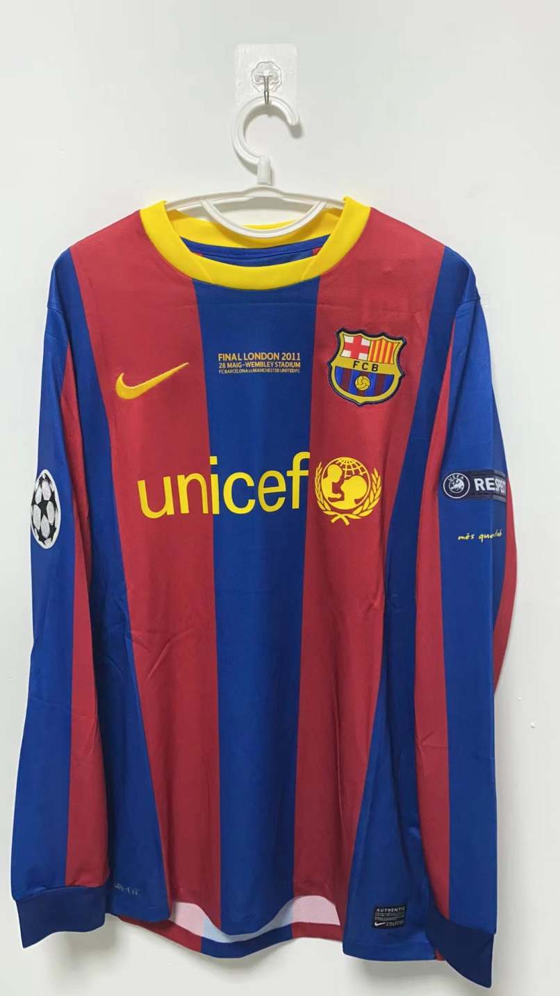 Messi Barcelona 10/11 Home Original Retro Jersey
