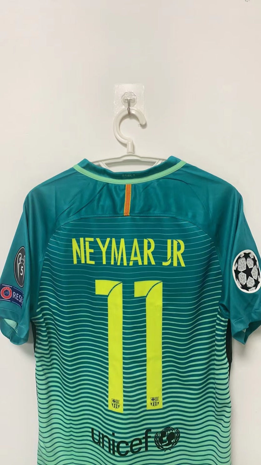 Neymar 2016-17 Barcelona Third Original Retro Jersey