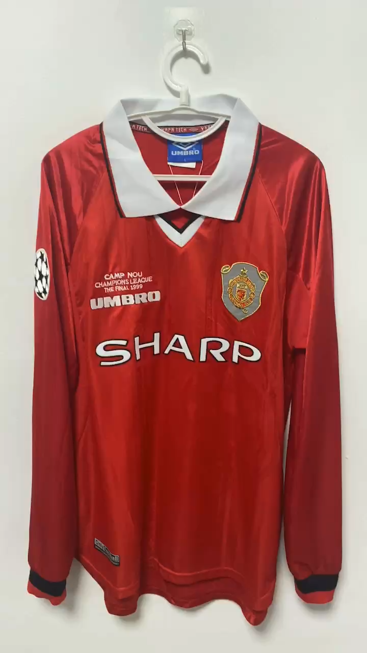 David Beckham ManchesterUnited 99/00 Home Original Retro Jersey