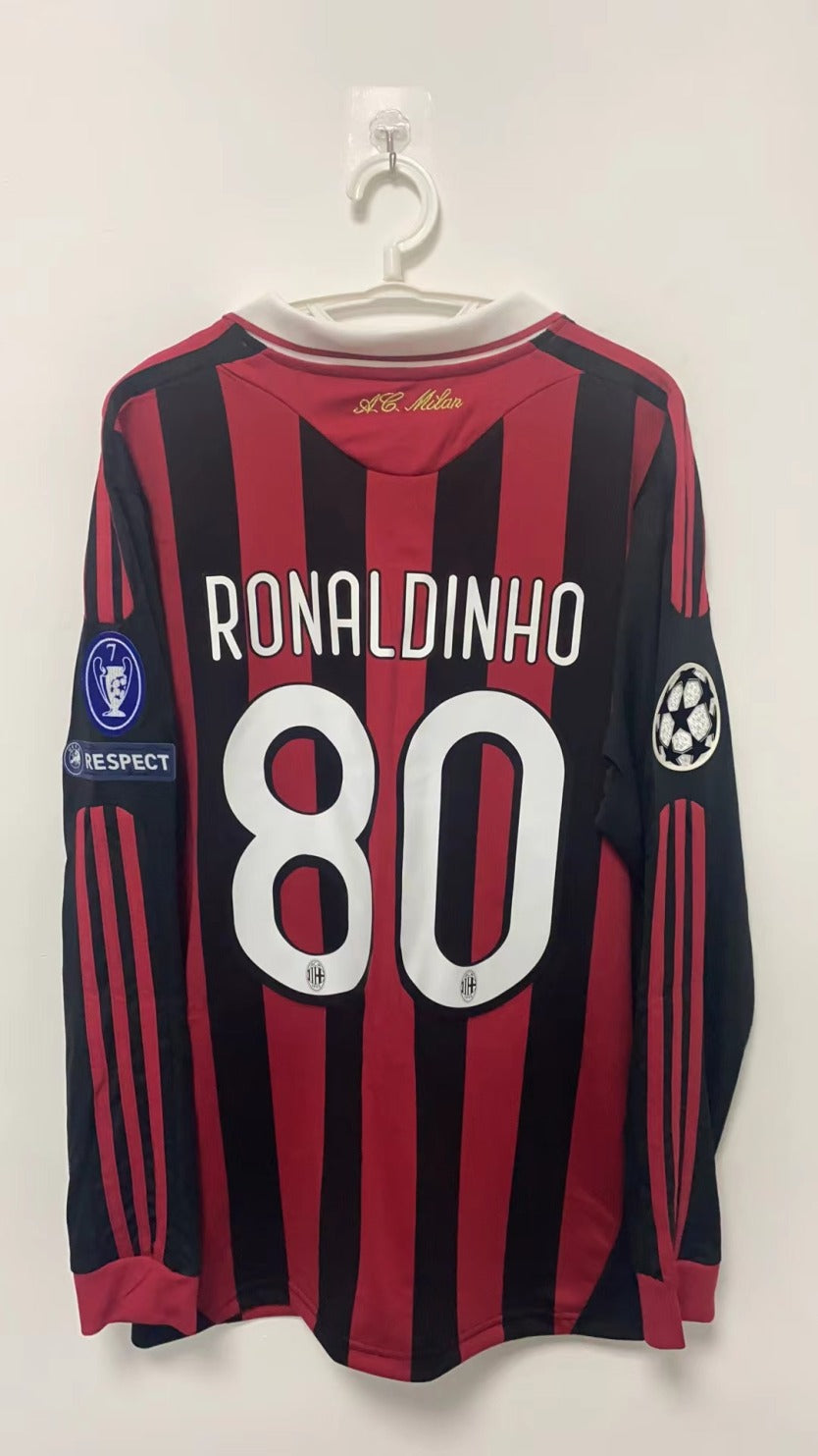 Ronaldinho AC Milan 09/10 Home Original Retro Jersey