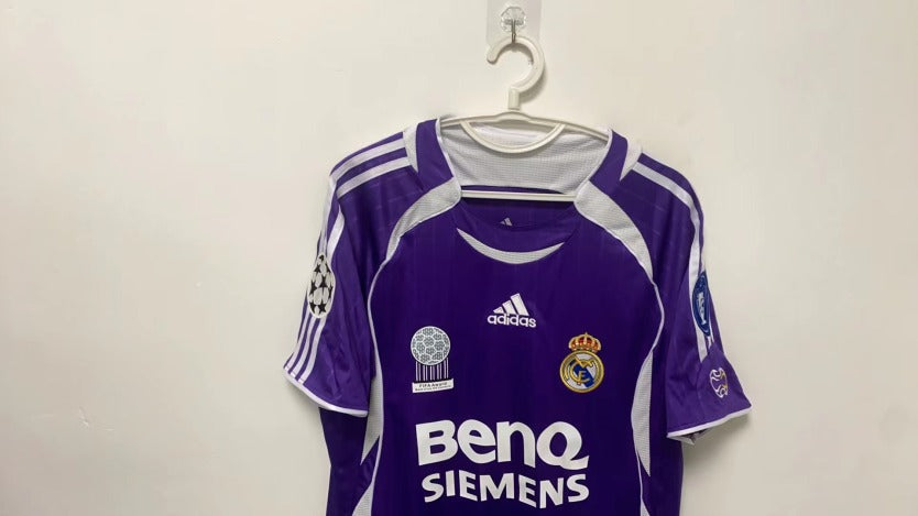 David Beckham Real Madrid 06/07 Fourth away Original Retro Jersey