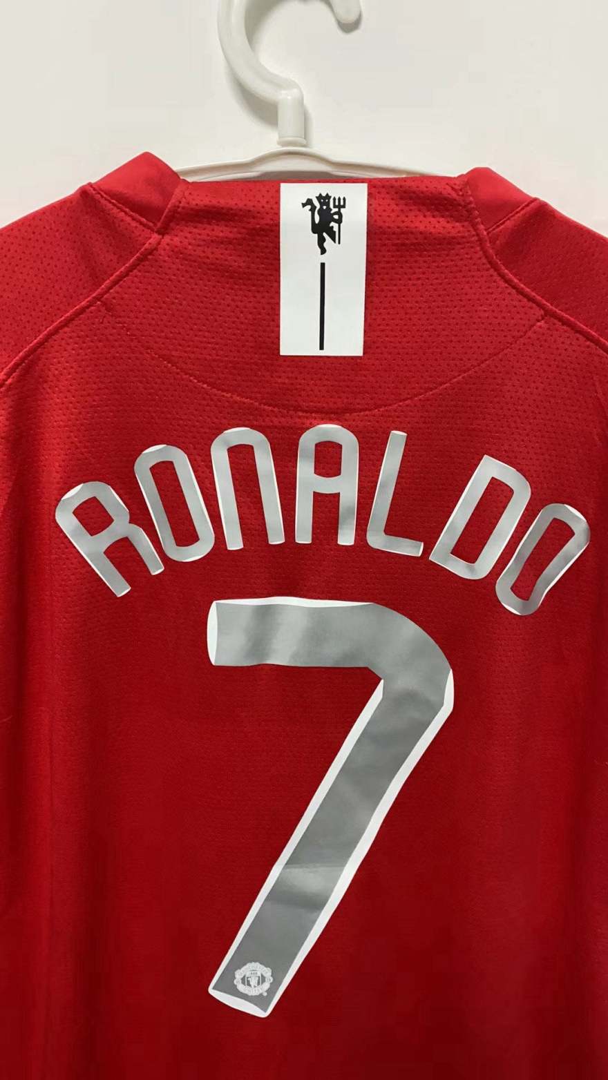 Cristiano Ronaldo CR7 Manchester United 07/08 Home Original Retro Jersey