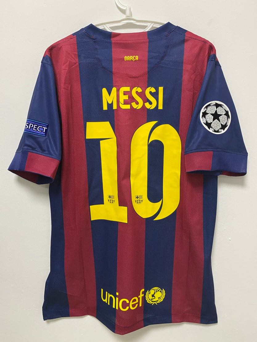 Messi Barcelona 2014/15 Home Original Retro Jersey