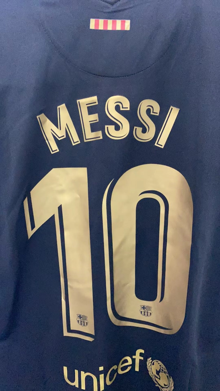 Messi Barcelona 2020/21 Away Original Retro Jersey