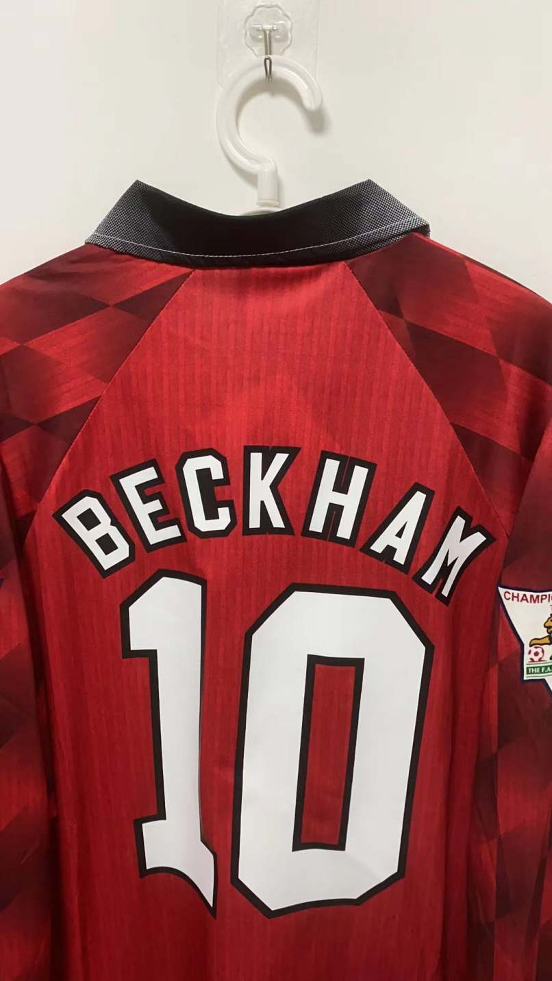 David Beckham Manchester United 95/96 Home Original Retro Jersey