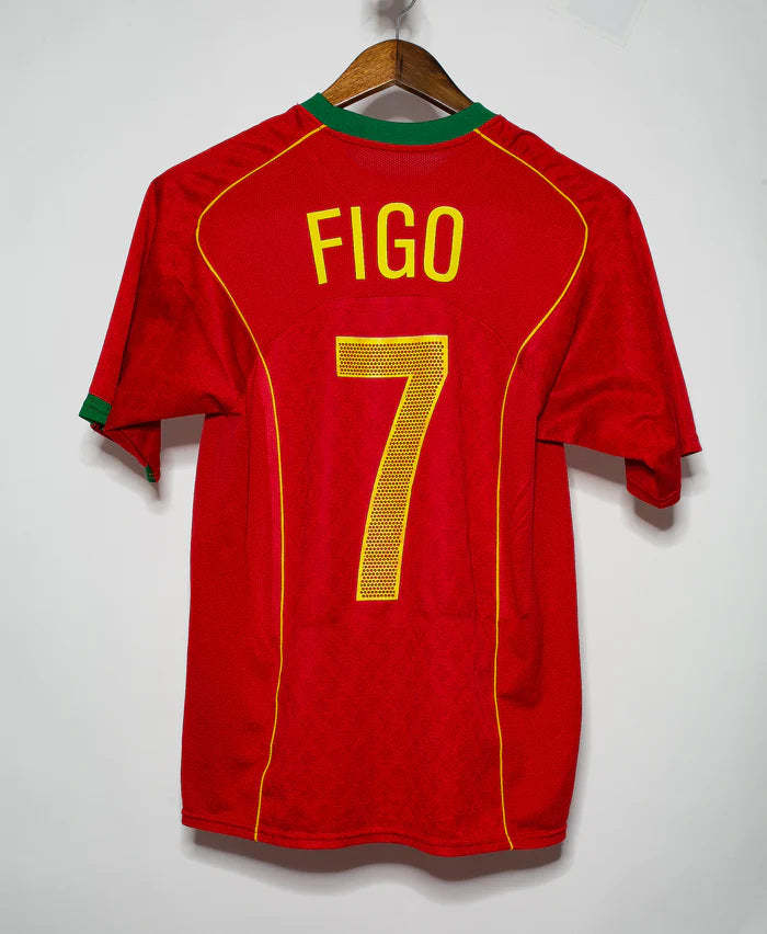 Luis Figo Portugal National Team 2004 Home Original Retro Jersey
