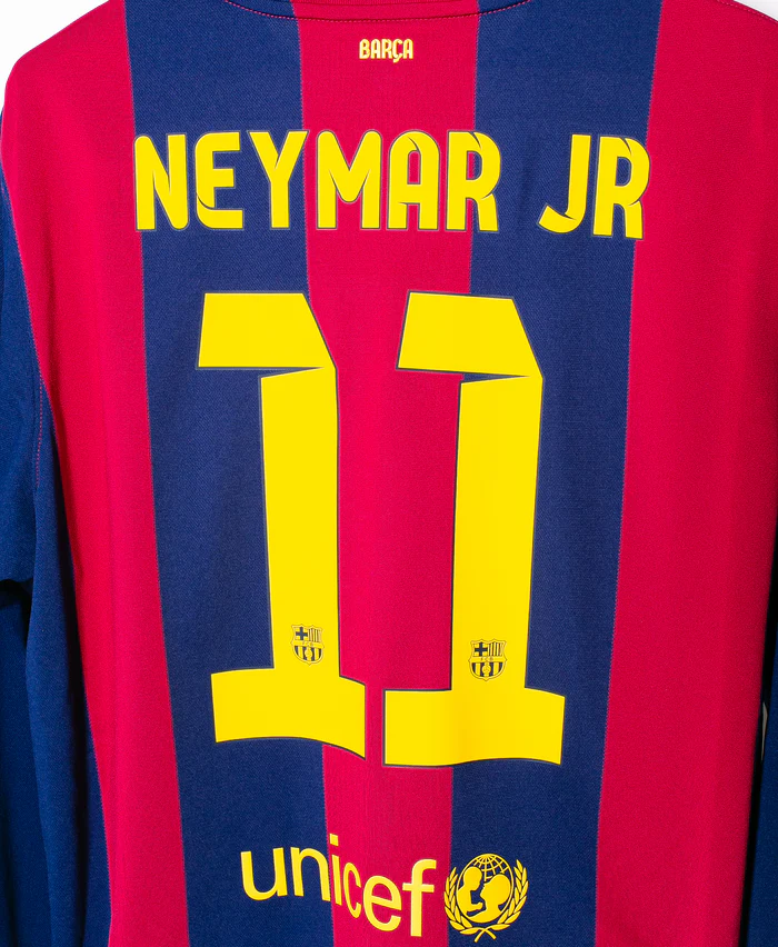 Neymar 2014-15 Barcelona Home Original Retro Jersey