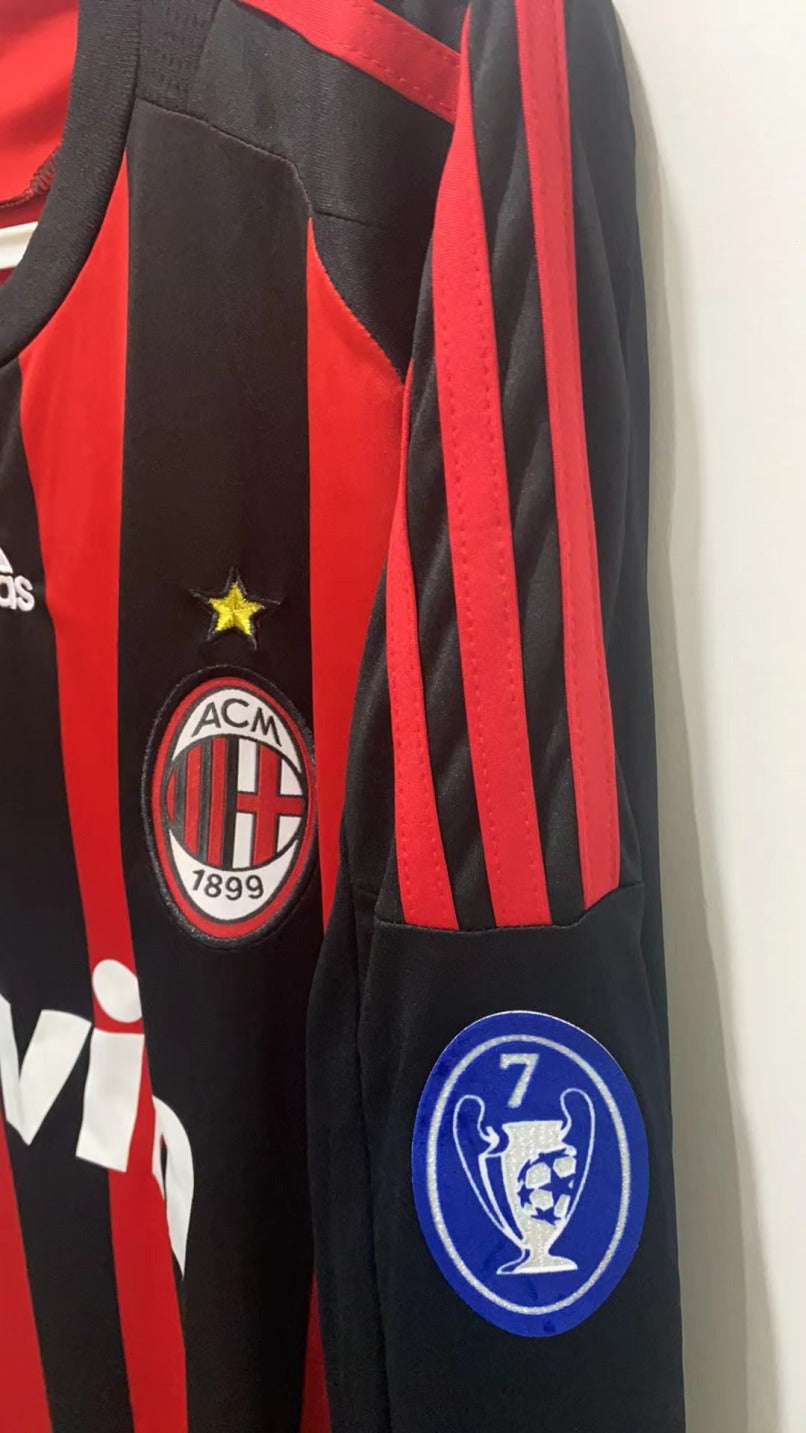 David Beckham AC Milan 08/09 Home Original Retro Jersey
