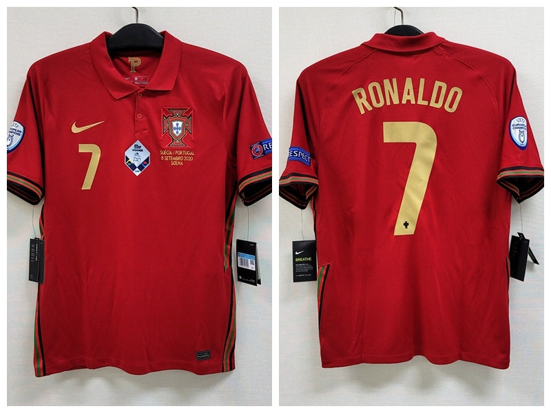 Cristiano Ronaldo CR7 Portugal National Team 2020 Home Original Retro Jersey