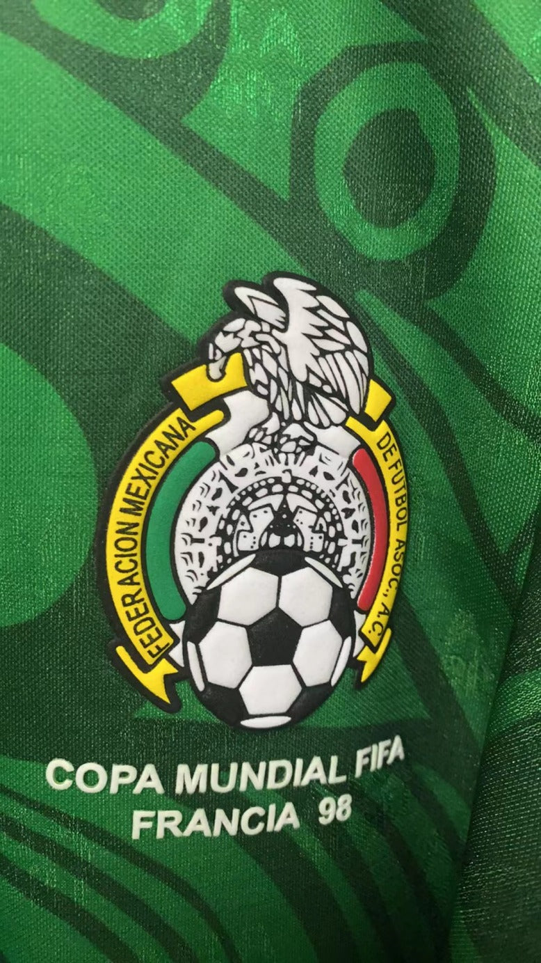 Mexico National Team 1998 Home Original Retro Jersey