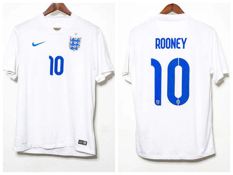 Wayne Rooney England National Team 2010 Home Original Retro Jersey