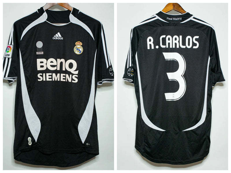R Carlos Real Madrid 06/07 Away Original Retro Jersey