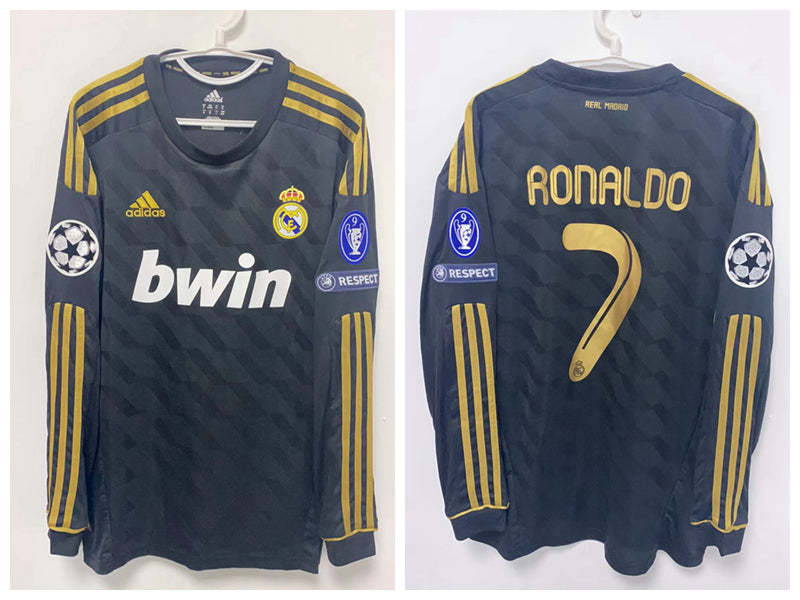 Cristiano Ronaldo CR7 Real Madrid 11/12 Away Original Retro Jersey