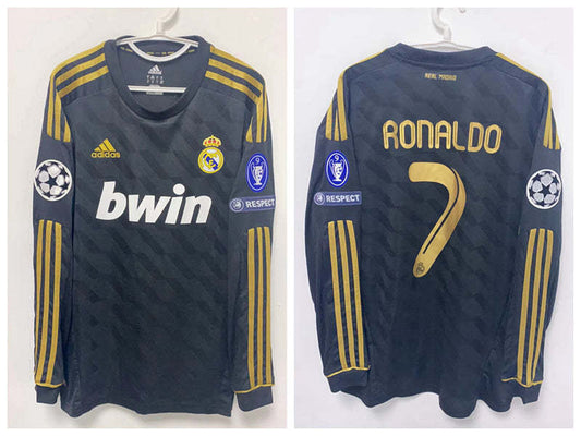 Cristiano Ronaldo CR7 Real Madrid 11/12 Away Original Retro Jersey