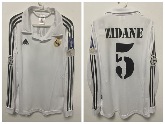 Zidane Real Madrid 01/02 Home Original Retro Jersey