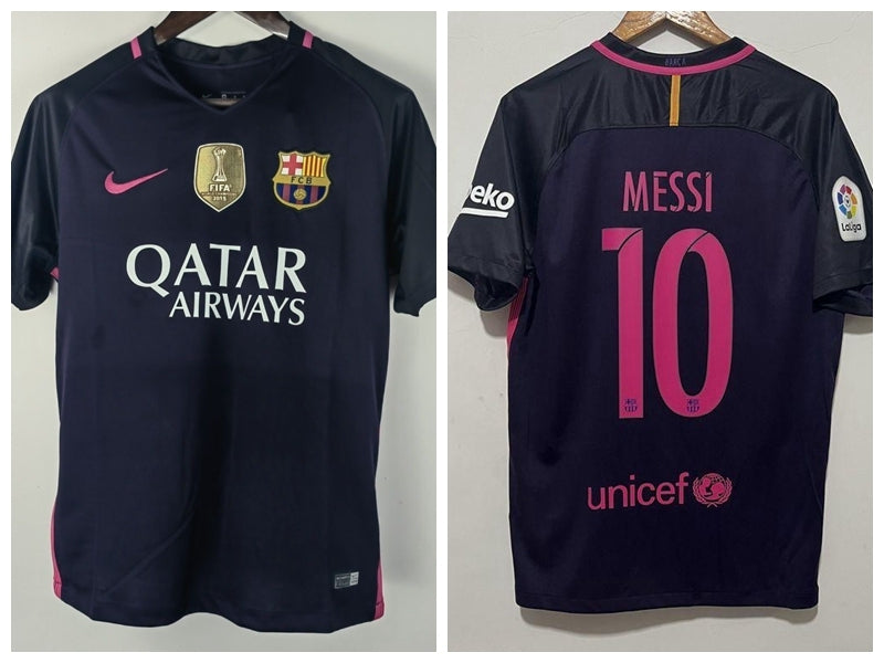 Messi Barcelona 2016/17 Away Original Retro Jersey