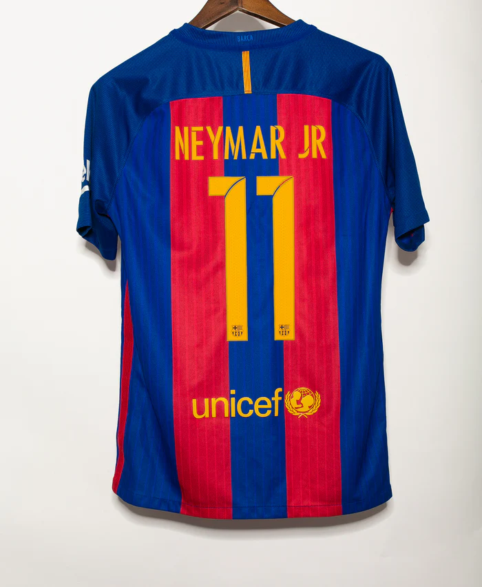Neymar 2016-17 Barcelona Home Original Retro Jersey