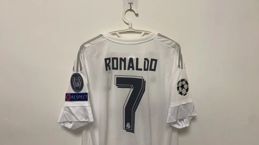 Cristiano Ronaldo CR7 Real Madrid15/16 Home Original Retro Jersey