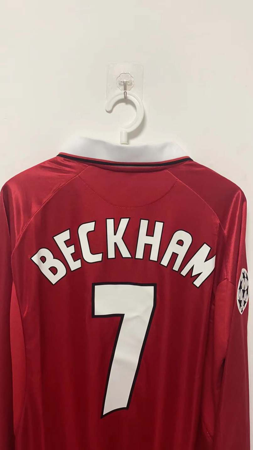 David Beckham ManchesterUnited 99/00 Home Original Retro Jersey