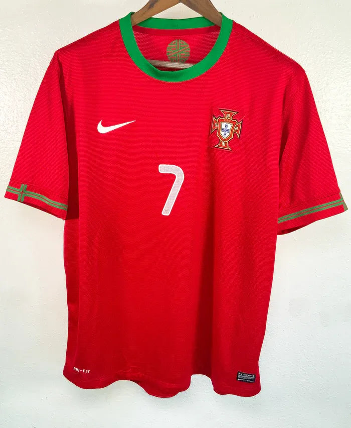Cristiano Ronaldo CR7 Portugal National Team 2012 Home Original Retro Jersey