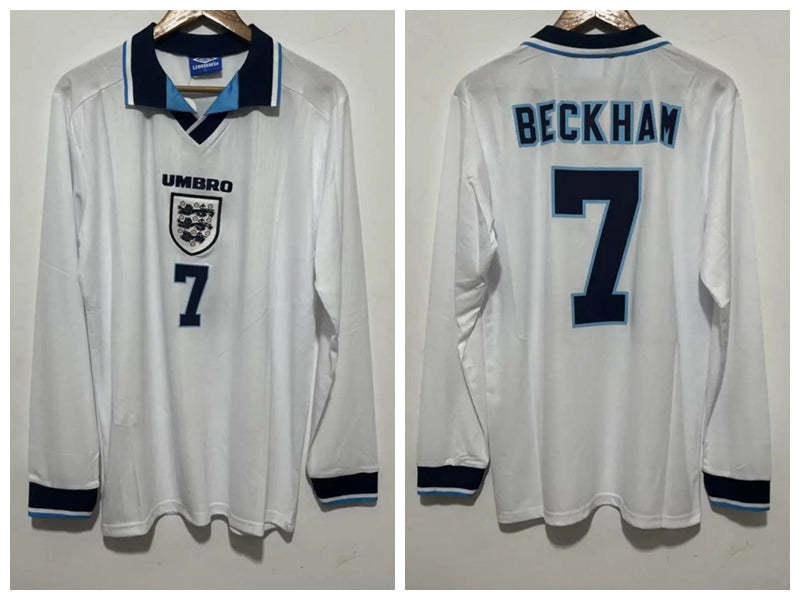 David Beckham England National Team 1996 Home Original Retro Jersey