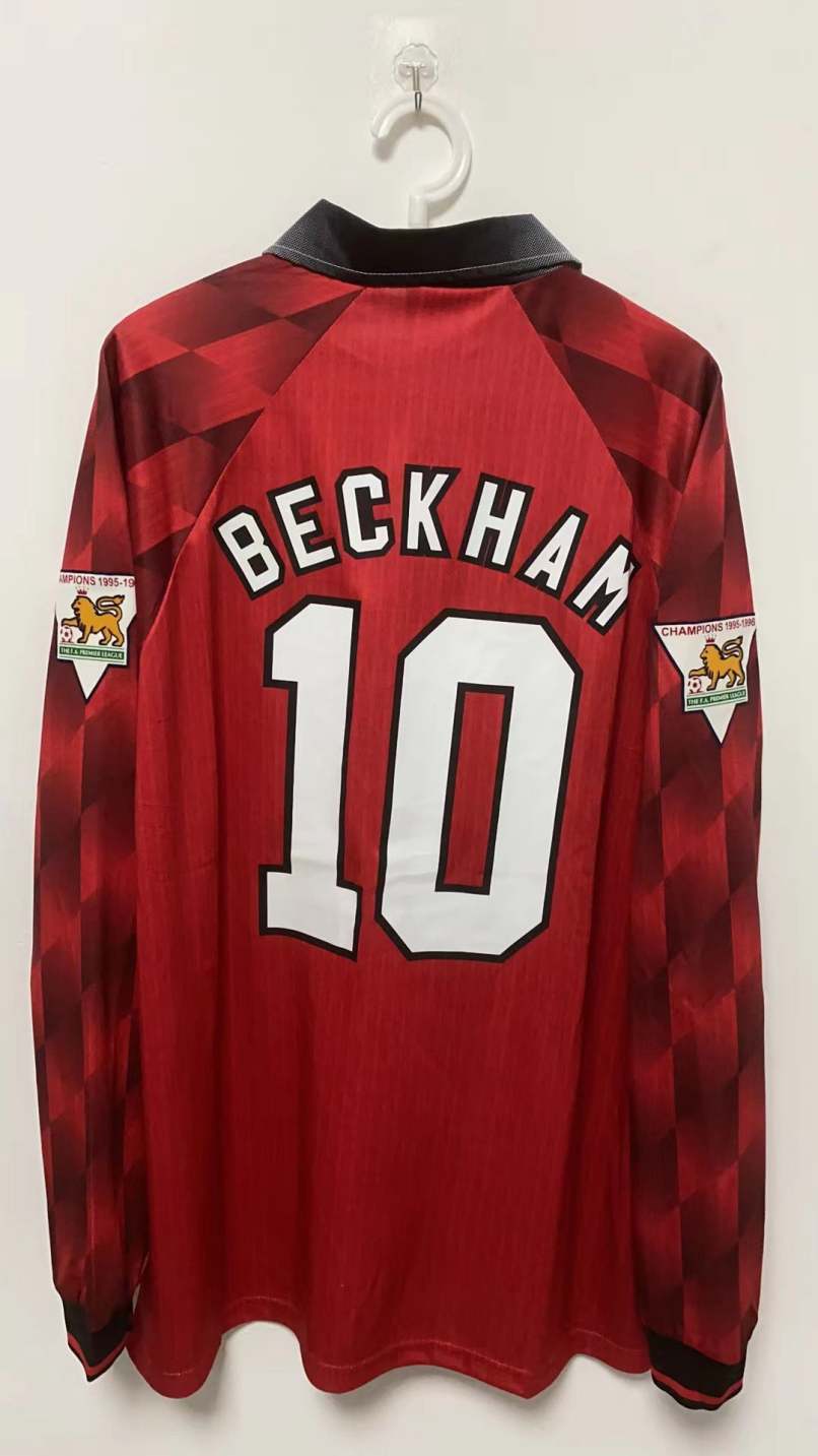 David Beckham Manchester United 95/96 Home Original Retro Jersey
