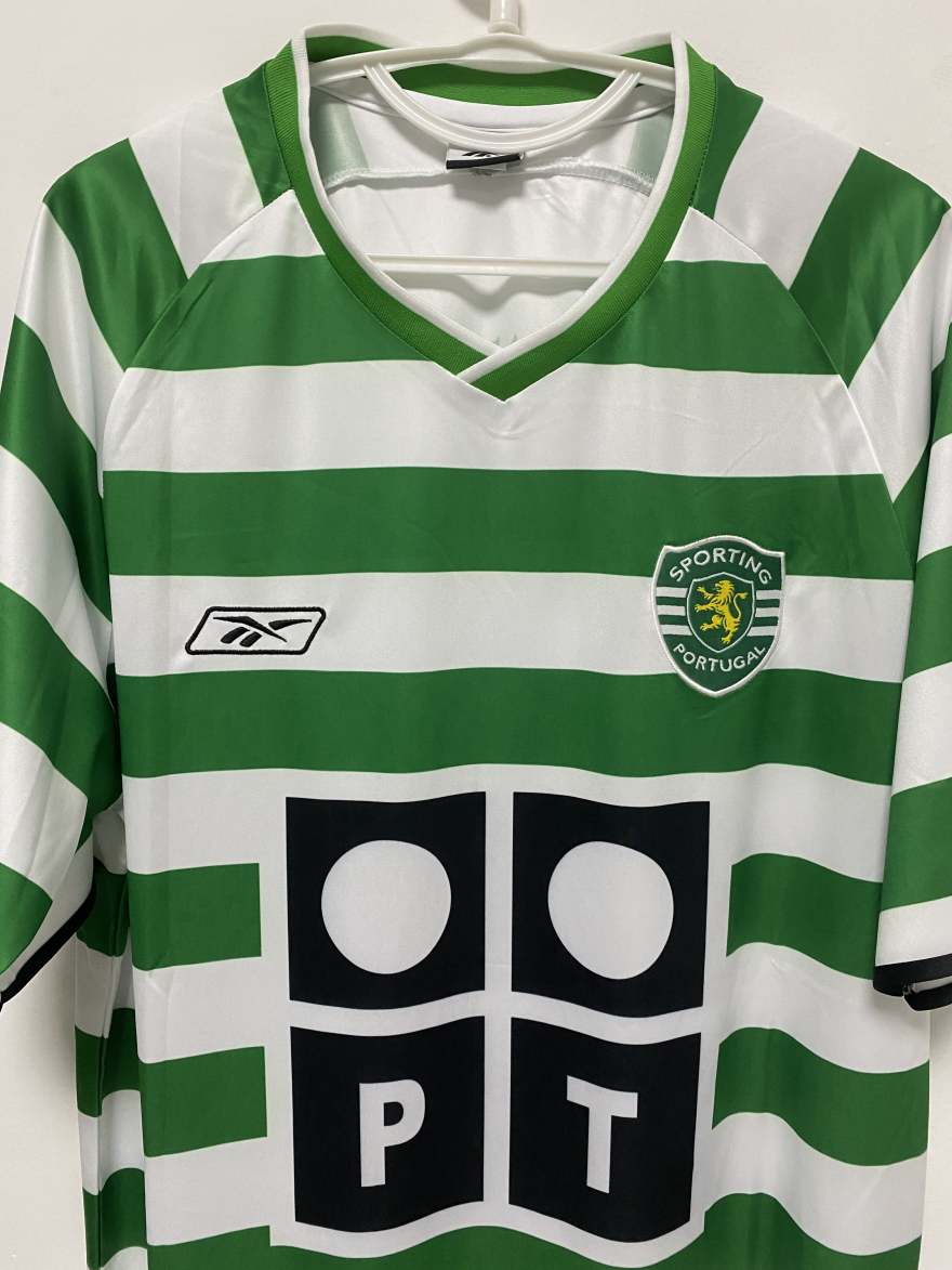 Cristiano Ronaldo CR7 Sporting Lisbon 03/04 Home Original Retro Jersey