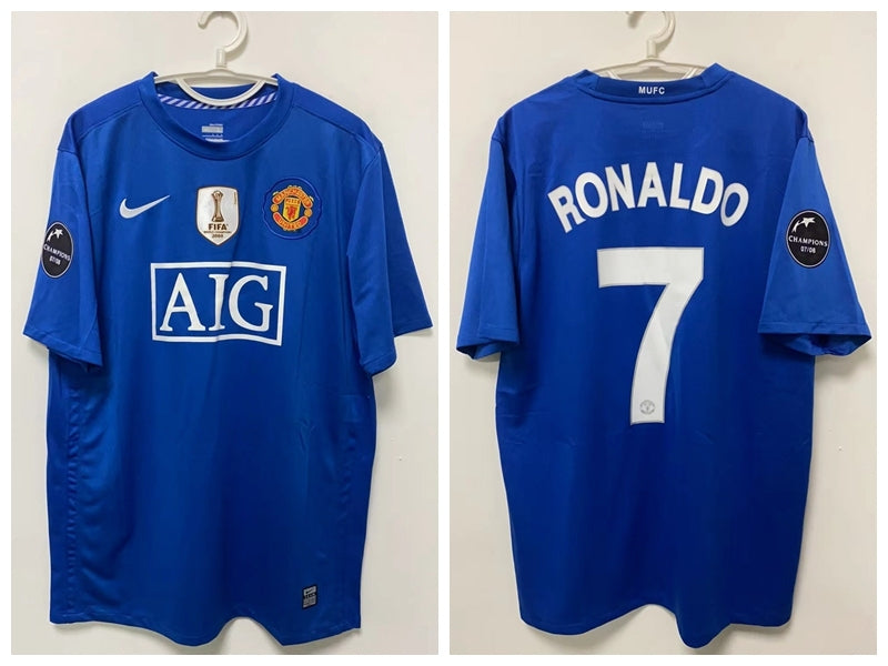Cristiano Ronaldo CR7 Manchester United 08/09 Away Original Retro Jersey