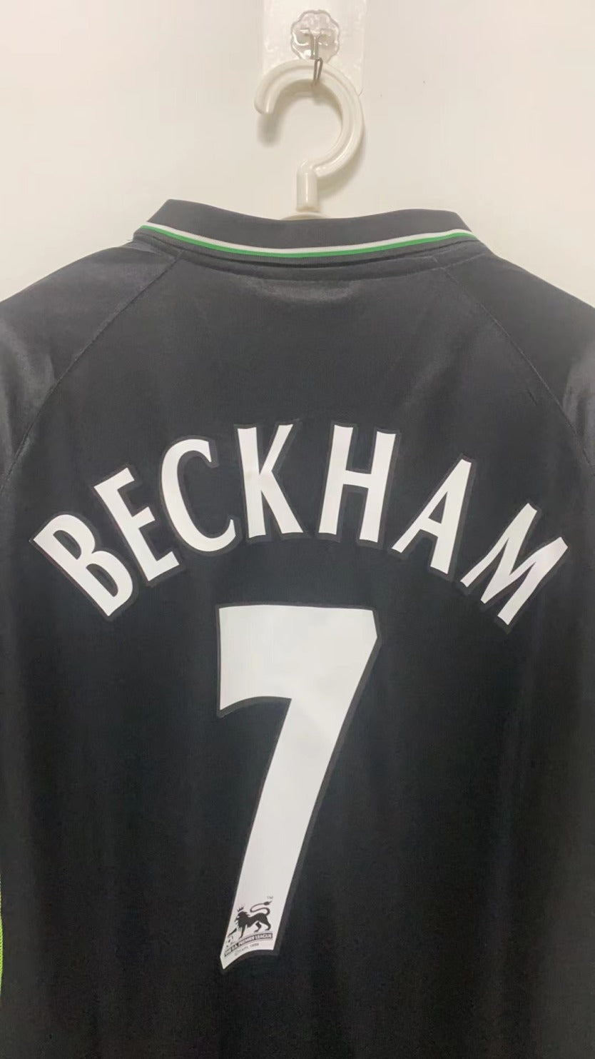 David Beckham Manchester United 98/99 Away game Original Retro Jersey