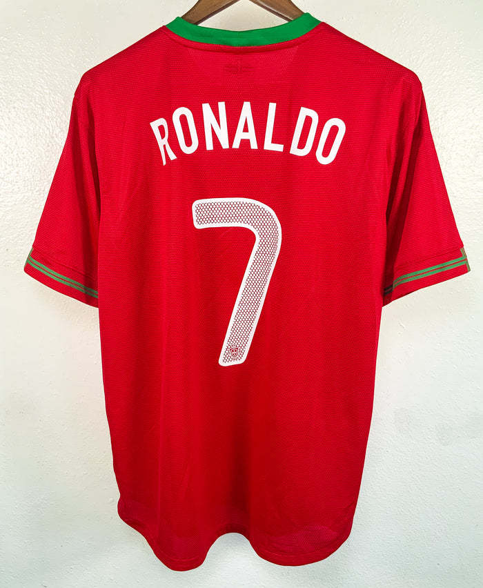 Cristiano Ronaldo CR7 Portugal National Team 2012 Home Original Retro Jersey