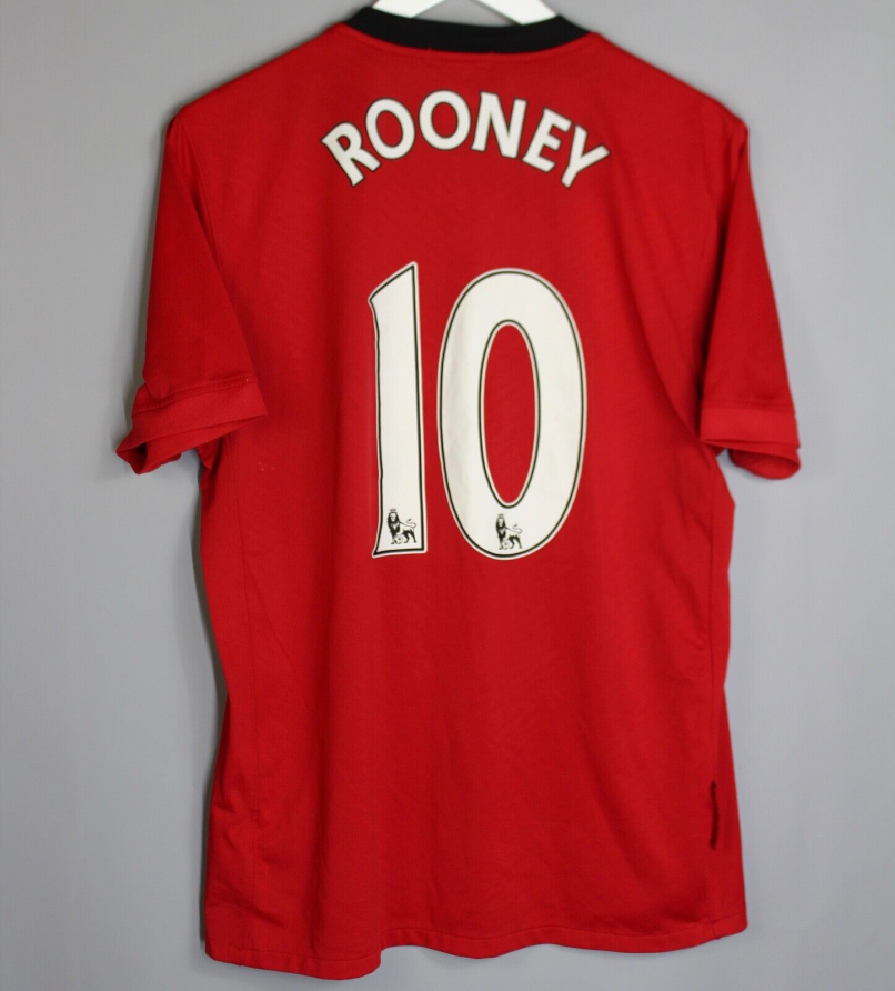 Wayne Rooney Manchester United 09/10 Home Original Retro Jersey