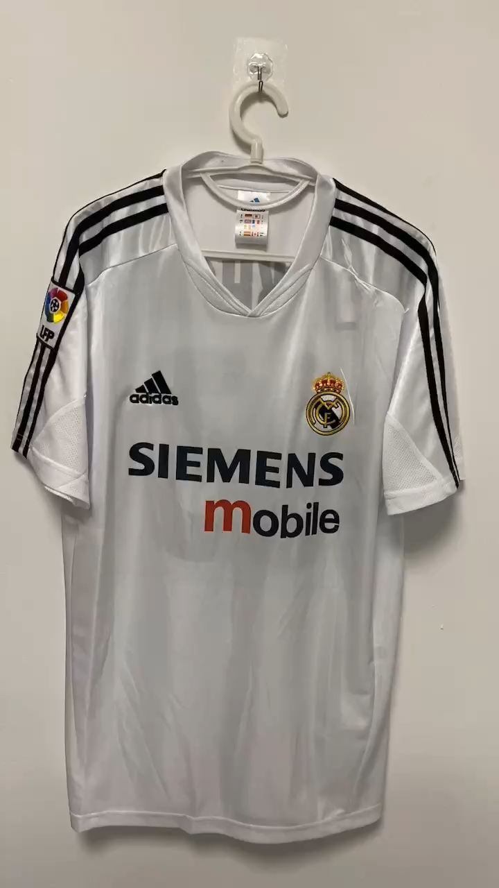 David Beckham Real Madrid 04/05 Home Original Retro Jersey