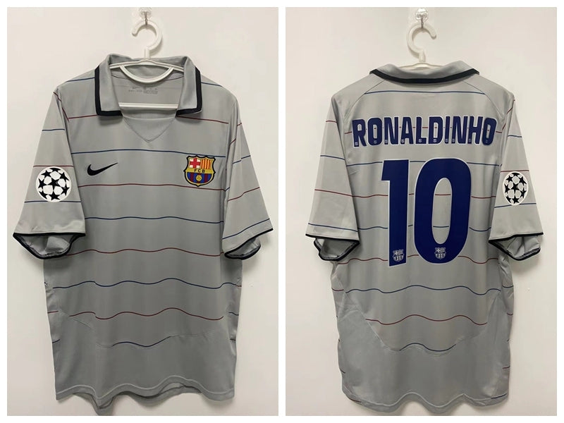 Ronaldinho Barcelona 03/04 Away Original Retro Jersey