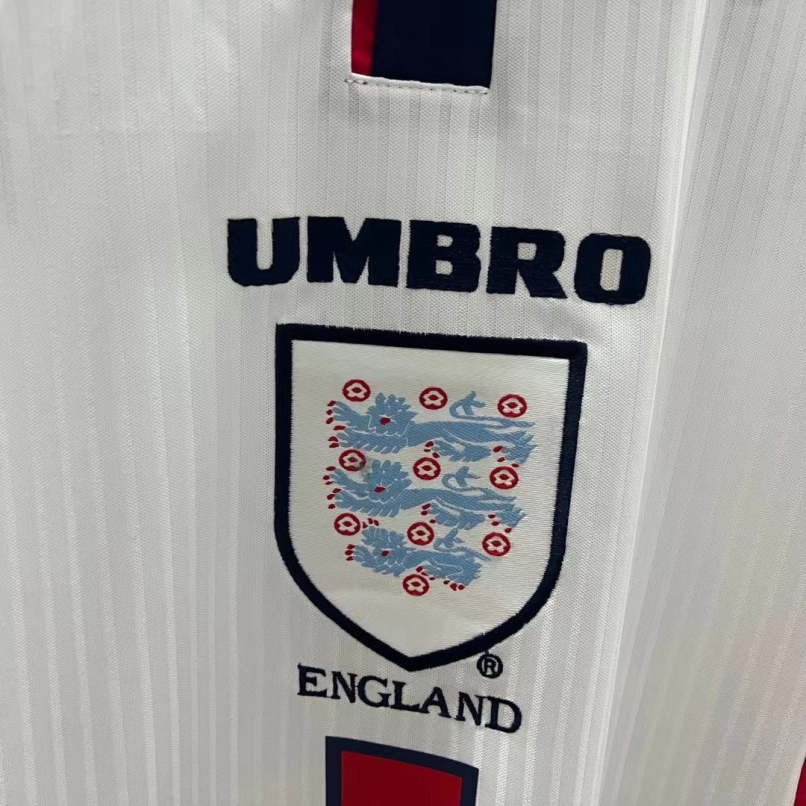David Beckham England National Team 1998 Home Original Retro Jersey