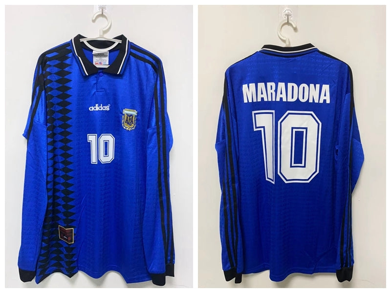 Maradona Argentina National Team 1994 Away Original Retro Jersey