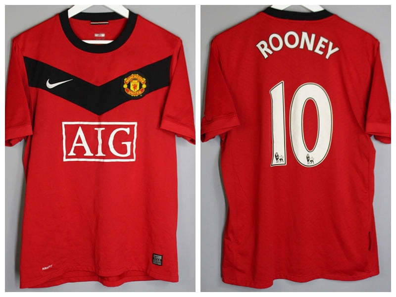 Wayne Rooney Manchester United 09/10 Home Original Retro Jersey