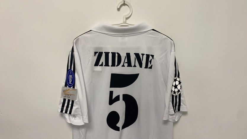 Zidane Real Madrid 02/03 Home Original Retro short sleeve Jersey
