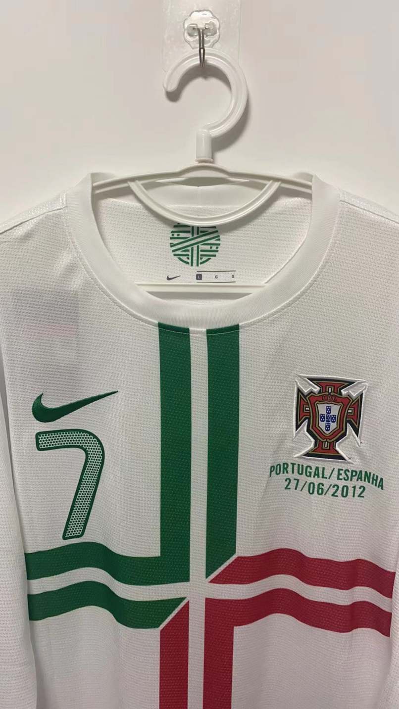 Cristiano Ronaldo CR7 Portugal National Team 2012 Away Original Retro Jersey