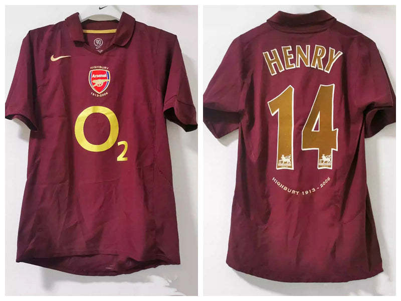 Thierry Henry Arsenal 05/06 Home Original Retro Jersey